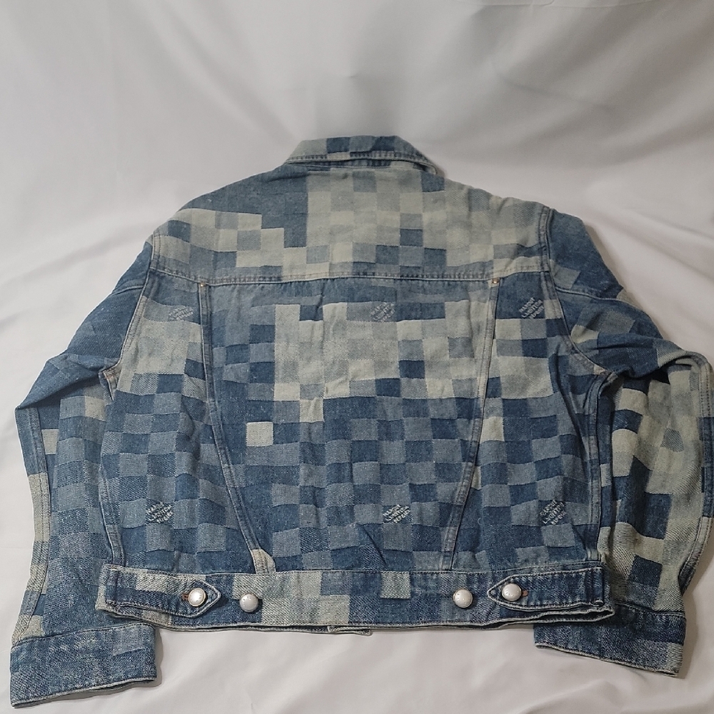 Louis Vuitton Damier Classic Washed Indigo Denim Jacket - Picture 5 of 9